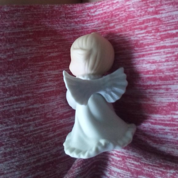 👵LIKE NEW VINTAGE PRECIOUS MOMENTS EASTER EGG ANGEL - Picture 2 of 3